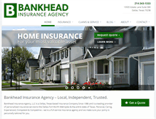 Tablet Screenshot of insurancedallas.com